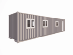 40-Fuß High Cube Container – Ausgebaut mit Isolation, Ausstattung & Komfort