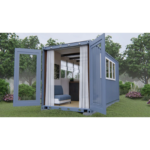Containerhaus zum Gartenhaus umgebaut – 20 Fuß
