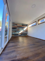 Bewohnbarer Container – Vintage-Chalet – 18 m² mit Schlafzimmer und Bad – Bild 2