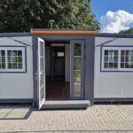 Luxuriöses bewohnbares Containerhaus 6×6 m – 2 Schlafzimmer – Montagefertig