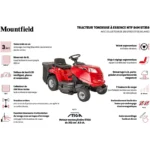 Mountfield MTF 84M - Benzin-Rasentraktor – Bild 5