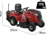 MTD Aufsitzmäher mit Heckauswurf OPTIMA LN 200 H, 105CM, MOTOR MTD 679CC ZWEIZYLINDER HYDROSTATISCH